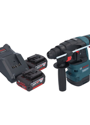 Taladro percutor inalámbrico Bosch GBH 18V-22 Professional 18 V 1,9 J SDS Plus sin escobillas + 2 baterías de 4,0 Ah + cargador