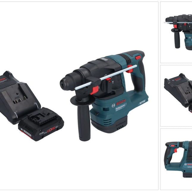 Bosch GBH 18V-22 Professional Marteau perforateur sans fil 18 V 1,9 J SDS Plus Brushless 1x batterie ProCORE 4,0 Ah + chargeur