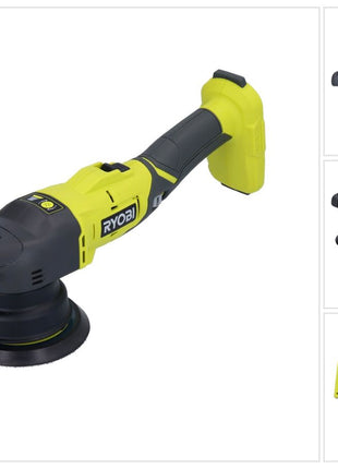 RYOBI R18P-0 ONE+ Polisseuse excentrique sans fil 18 V 125 mm 7500 tr/min Solo ( 5133004845 ) - sans batterie, sans chargeur