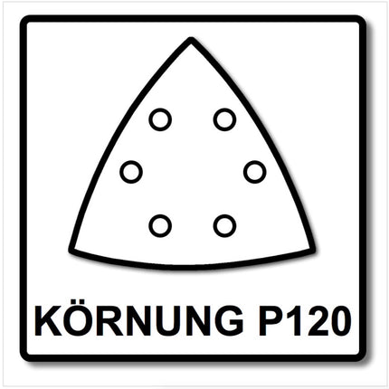 Festool STF V93/6 P 120 GR /100 feuilles de ponçage grenat 100 Pièces ( 497394 )