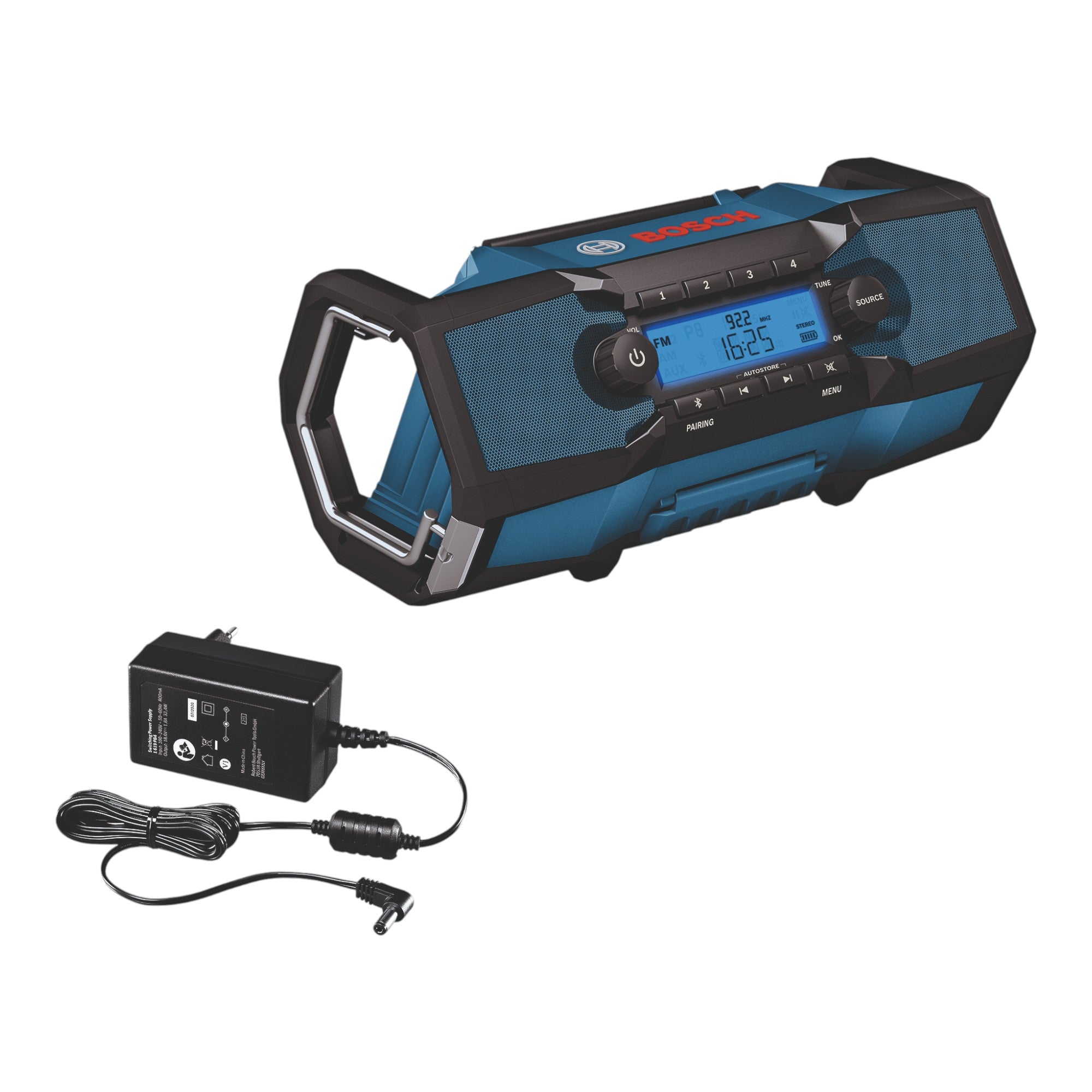 Bosch GPB 18V 2 C Akku Radio 18 V FM AUX Bluetooth IP54 Solo 06014A3000 ohne Akku ohne Ladegeraet 0 - toolbrothers