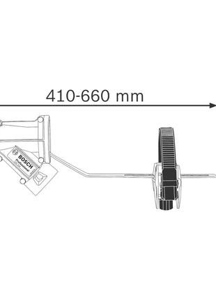 Bosch GDE Max Adaptateur d'aspiration pour perceuses et percuteurs - Compatible SDS Max ( 1600A001G9 )