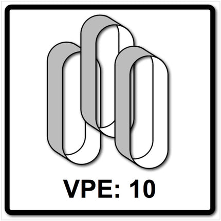 Festool L533X 75-P80 RU2/10 Rubin 2 Schleifband 10Stück P80 für Holzwerkstoffe 533x75 mm ( 499157 ) - Toolbrothers