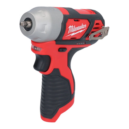 Milwaukee M12 BIW14-202C Clé à choc sans fil 12 V 50 Nm 1/4'' ( 4933443897 ) + 2x batterie 2,0 Ah + chargeur + coffret