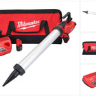 Pistolet à cartouche de batterie Milwaukee M12 PCG/600A-201B 12 V 600 ml (4933448764) + 1x batterie 2,0 Ah + chargeur + sac