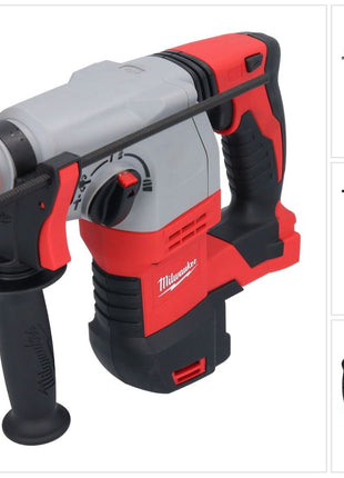 Marteau combiné à batterie Milwaukee M18 HD18HX-0 18 V 2,4 J (4933408320) Solo - sans batterie, sans chargeur