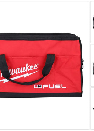 Bolsa de herramientas Milwaukee M18 FUEL 550 x 270 x 280 mm con bandolera rojo / negro