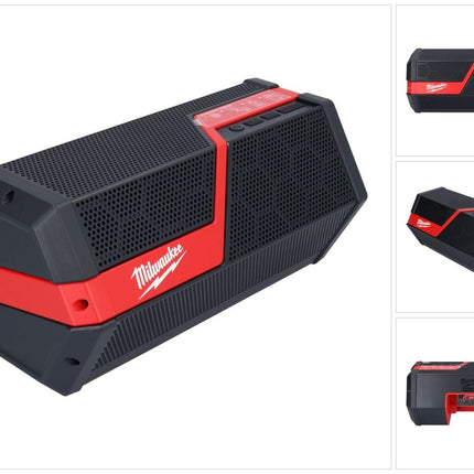 Milwaukee M12-18 JSSP-0 haut-parleur sur batterie 12 - 18 V Bluetooth (4933459275) IP54 Solo - sans batterie, sans chargeur
