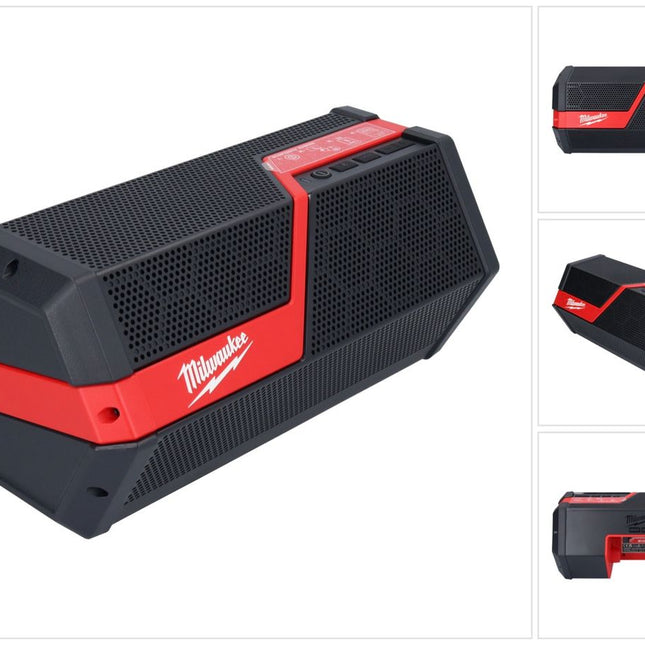 Milwaukee M12-18 JSSP-0 haut-parleur sur batterie 12 - 18 V Bluetooth (4933459275) IP54 Solo - sans batterie, sans chargeur