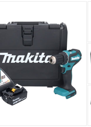 Makita DDF 485 RT akumulatorowa wiertarko-wkrętarka 18 V 50 Nm bezszczotkowa 1x akumulator 5,0 Ah + ładowarka + walizka