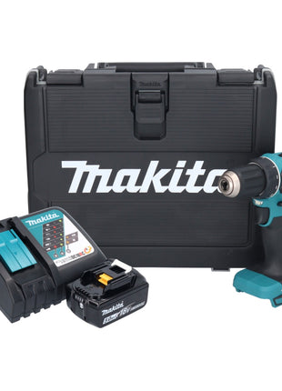 Makita DDF 485 RT akumulatorowa wiertarko-wkrętarka 18 V 50 Nm bezszczotkowa 1x akumulator 5,0 Ah + ładowarka + walizka