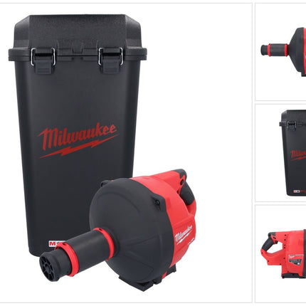 Appareil de nettoyage de tuyaux sur batterie Milwaukee M18 FDCPF8-0C 18 V (4933459683) + spirale + étui - sans batterie, sans chargeur
