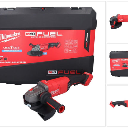 Meuleuse d'angle sur batterie Milwaukee M18 ONEFLAG230XPDB-0C 18 V 230 mm (4933478782) brushless + HD Box - sans batterie, sans chargeur