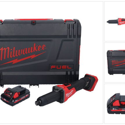 Meuleuse droite à batterie Milwaukee M18 FDGROVB-301X 18 V sans balais + 1x batterie 3,0 Ah + boîtier HD - sans chargeur