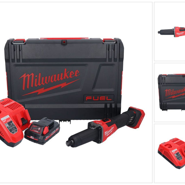 Meuleuse droite à batterie Milwaukee M18 FDGROVB-301X 18 V brushless + 1x batterie 3,0 Ah + chargeur + boîtier HD