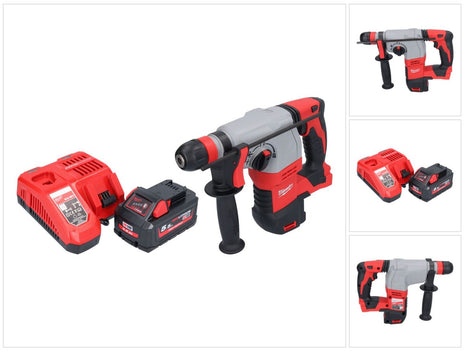 Marteau combiné à batterie Milwaukee M18 HD18HX-551 18 V 2,4 J + 1x batterie 5,5 Ah + chargeur