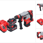 Marteau combiné à batterie Milwaukee M18 HD18HX-552 18 V 2,4 J + 2x batteries 5,5 Ah + chargeur