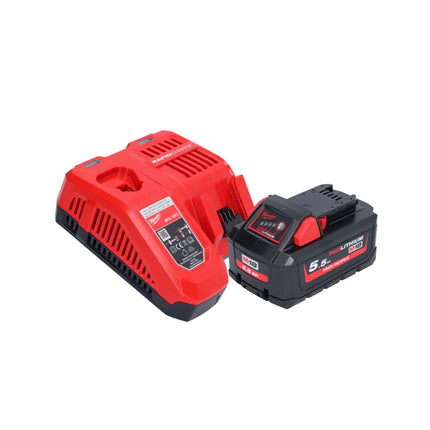 Cloueur sur batterie Milwaukee M18 FN15GA-551X 18 V sans balais 32 - 64 mm + 1x batterie 5,5 Ah + chargeur + boîtier HD