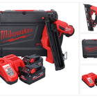 Cloueur à batterie Milwaukee M18 FN15GA-802X 18 V sans balais 32 - 64 mm + 2x batteries 8,0 Ah + chargeur + boîtier HD