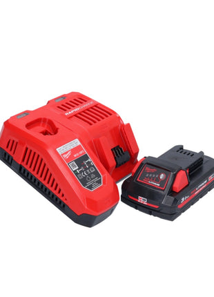 Scie circulaire manuelle à batterie Milwaukee M18 BLCS66-301 18 V 190 mm sans balais + 1x batterie 3,0 Ah + chargeur