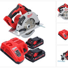 Scie circulaire à batterie Milwaukee M18 BLCS66-302 18 V 190 mm sans balais + 2x batteries 3,0 Ah + chargeur