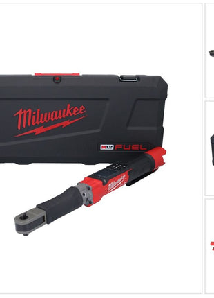 Milwaukee M12 ONEFTR38-0C Clé dynamométrique numérique sans fil 12 V 135,6 Nm 3/8″ ( 4933464966 ) Brushless + coffret - sans batterie, sans chargeur