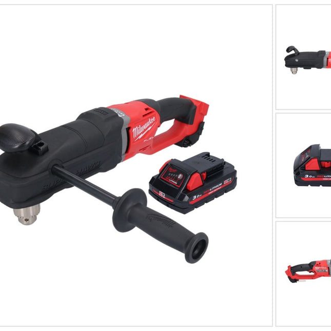 Milwaukee M18 FRAD2-301 Perceuse d'angle sans fil 18 V 122 Nm Brushless + 1x batterie 3,0 Ah - sans chargeur