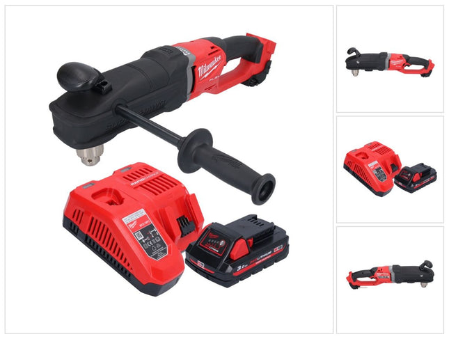 Milwaukee M18 FRAD2-301 Perceuse d'angle sans fil 18 V 122 Nm Brushless + 1x batterie 3,0 Ah + chargeur
