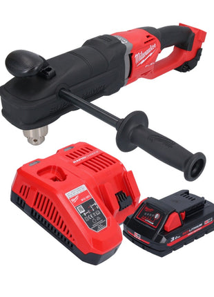 Milwaukee M18 FRAD2-301 akumulatorowa wiertarko-wkrętarka kątowa 18 V 122 Nm bezszczotkowa + 1x akumulator 3,0 Ah + ładowarka