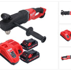 Milwaukee M18 FRAD2-302 Perceuse d'angle sans fil 18 V 122 Nm Brushless + 2x batterie 3,0 Ah + chargeur