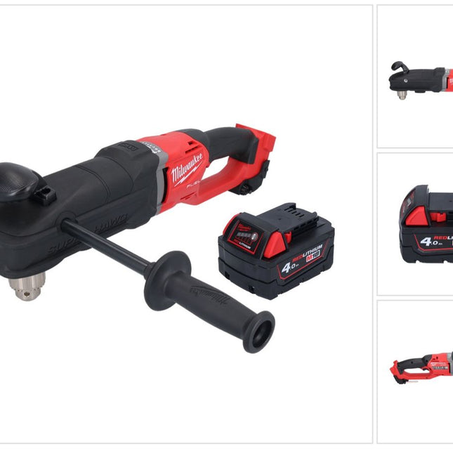 Milwaukee M18 FRAD2-401 Perceuse d'angle sans fil 18 V 122 Nm Brushless + 1x batterie 4,0 Ah - sans chargeur