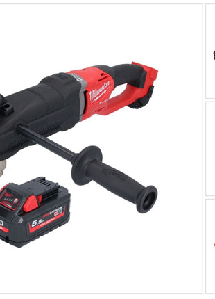 Milwaukee M18 FRAD2-551 Akku Winkelbohrmaschine 18 V 122 Nm Brushless + 1x Akku 5,5 Ah - ohne Ladegerät