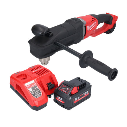 Milwaukee M18 FRAD2-551 perceuse d'angle sans fil 18 V 122 Nm Brushless + 1x batterie 5,5 Ah + kit chargeur