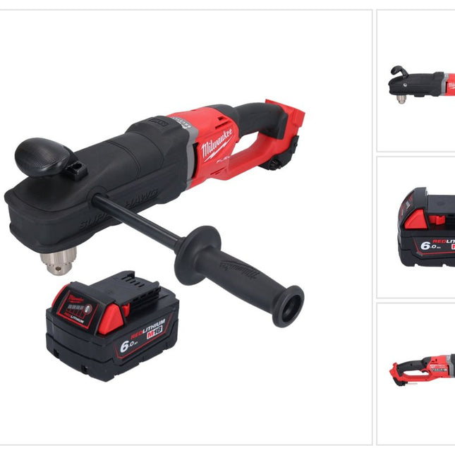 Perceuse d'angle sur batterie Milwaukee M18 FRAD2-601 18 V 122 Nm sans balais + 1x batterie 6,0 Ah - sans chargeur