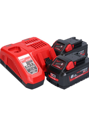 Milwaukee M18 FRAD2-802 Perceuse d'angle sans fil 18 V 122 Nm Brushless + 2x batterie 8,0 Ah + chargeur