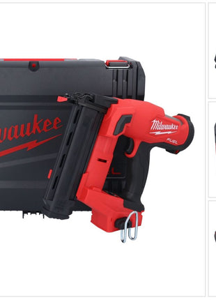 Cloueur sur batterie Milwaukee M18 FN18GS-0X 18 V 16 - 54 mm + HD Box (4933471409) - sans batterie, sans chargeur