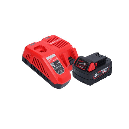 Milwaukee M18 FAP180-501 Polisseuse sans fil 18 V 180 mm Brushless + 1x batterie 5,0 Ah + chargeur