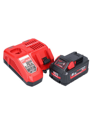 Pulidora a batería Milwaukee M18 FAP180-551 18 V 180 mm sin escobillas + 1x batería 5,5 Ah + cargador