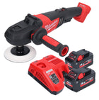 Milwaukee M18 FAP180-552 Akku Polierer 18 V 180 mm Brushless + 2x Akku 5,5 Ah + Ladegerät