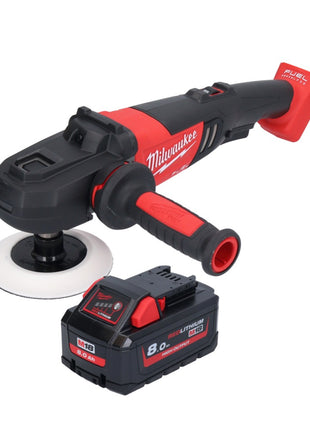 Polisseuse à batterie Milwaukee M18 FAP180-801 18 V 180 mm sans balais + 1x batterie 8,0 Ah - sans chargeur