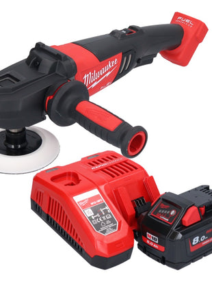 Polisseuse à batterie Milwaukee M18 FAP180-801 18 V 180 mm sans balais + 1x batterie 8,0 Ah + chargeur