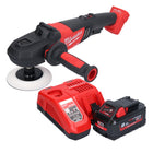 Milwaukee M18 FAP180-801 polerka akumulatorowa 18 V 180 mm bezszczotkowa + 1x akumulator 8,0 Ah + ładowarka