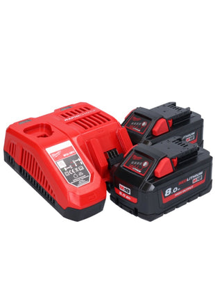 Polisseuse à batterie Milwaukee M18 FAP180-802 18 V 180 mm brushless + 2x batteries 8,0 Ah + chargeur