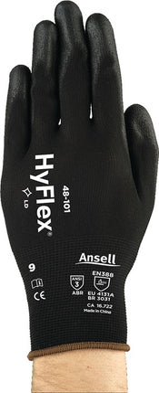 ANSELL Handschuhe HyFlex® 48-101 Größe 8 schwarz ( 4000371046 )