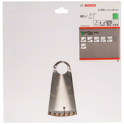 BOSCH Lame pour scie circulaire  D. ext. 250 mm nombre de dents 60 WZ/N ( 4000815448 )