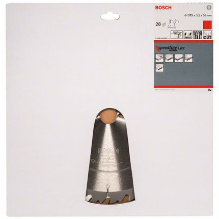 BOSCH Lame pour scie circulaire  D. ext. 315 mm nombre de dents 28 WZ ( 4000815454 )