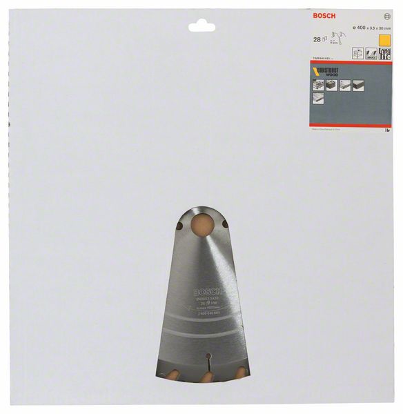 BOSCH Lame pour scie circulaire  Ø extérieur 400 mm Nombre de dents 28 HB ( 4000909154 )