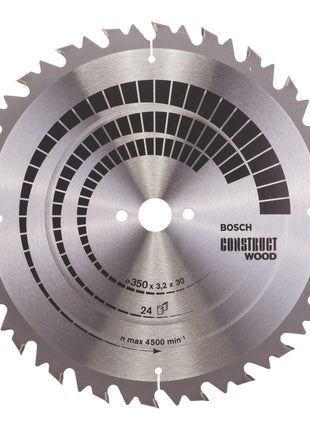 BOSCH Lame pour scie circulaire  D. ext. 350 mm nombre de dents 24 WZ ( 4000815459 )