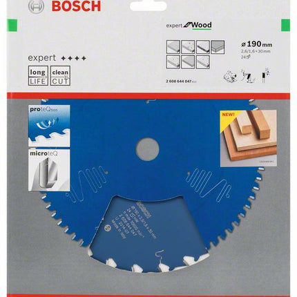 BOSCH Lame pour scie circulaire Expert pour le bois D. ext. 190 mm nombre de dents 24 WZ ( 8000342075 )
