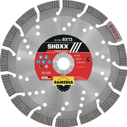 Disque à tronçonner diamanté SAMEDIA SHOXX BX13 Ø 150 mm alésage 22,23 mm (4000844259)
